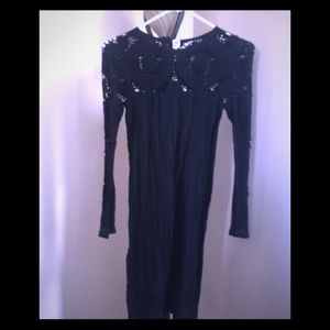 Black stretchy Dress M/L
